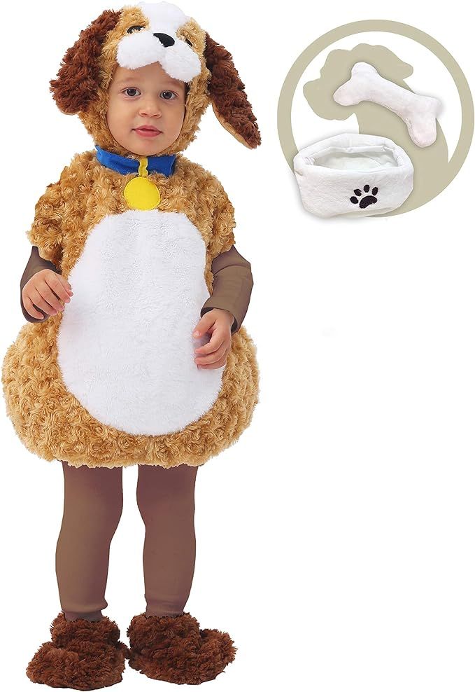 Spooktacular Creations Baby Cuddly Puppy Costume Deluxe Set for Kids Halloween Trick or Treat Inf... | Amazon (US)