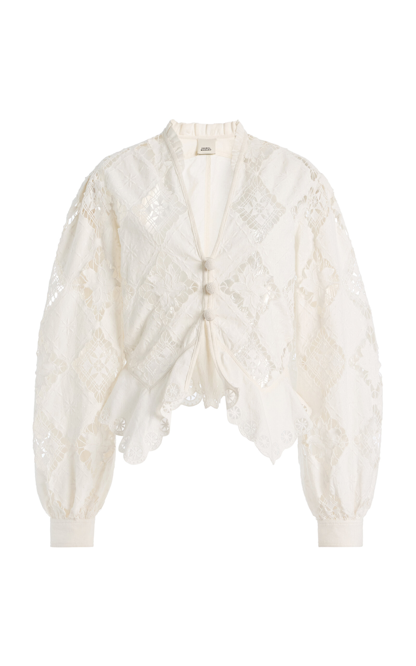 Nina Cotton-Linen Blouse | Moda Operandi (Global)