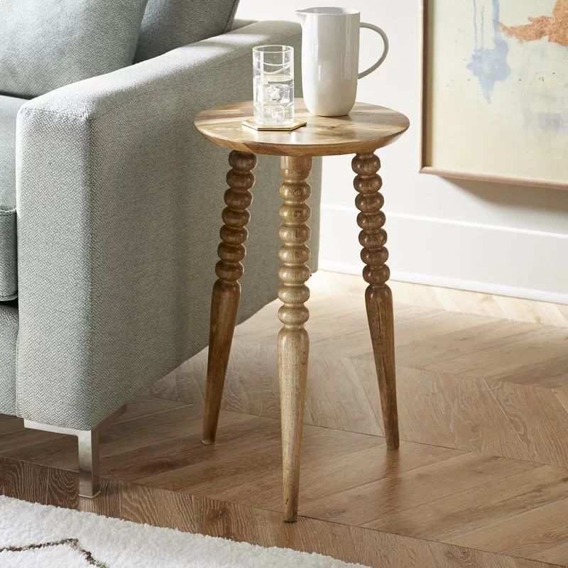 Lessing 23.5'' Tall Solid Wood 3 Legs End Table | Wayfair North America