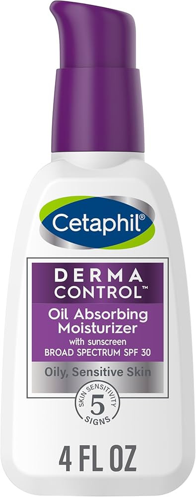 Cetaphil Oil Absorbing Moisturizer with SPF 30, 4 fluid ounces (Pack of 1) | sensitive, oily | ab... | Amazon (US)