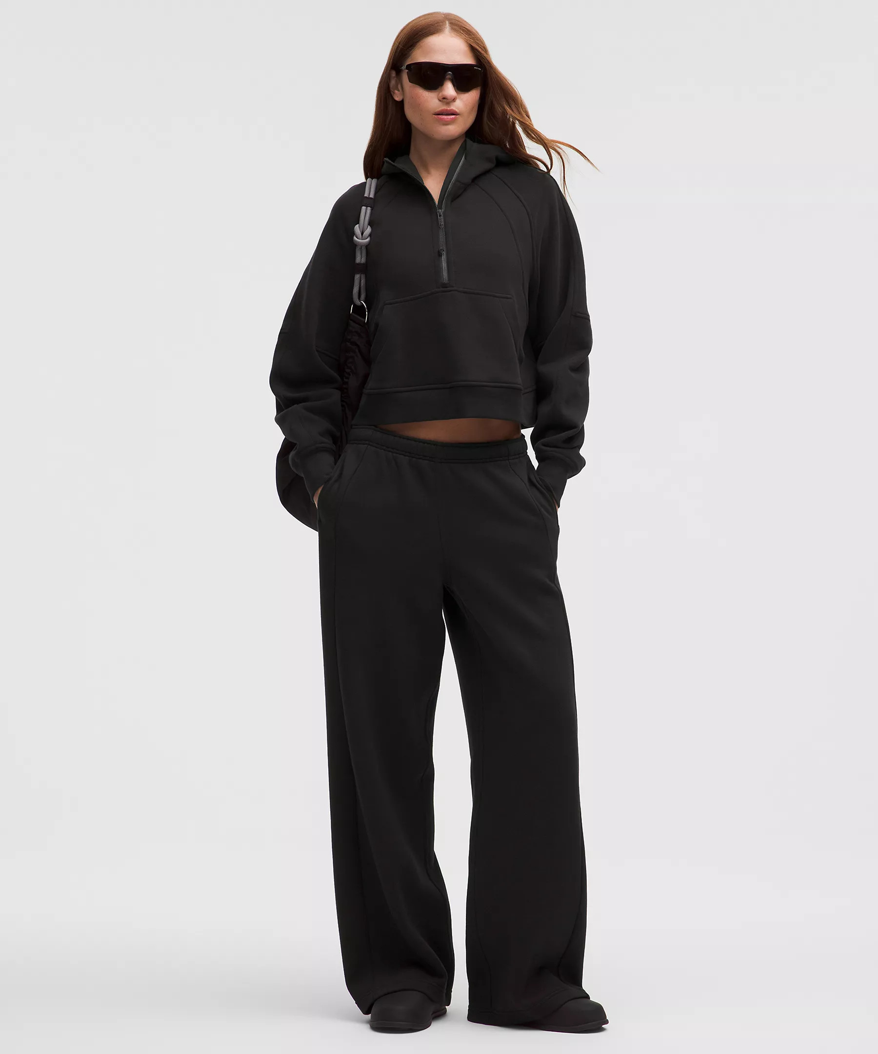 Scuba Mid-Rise Wide-Leg Pant Gathered Waistband | Lululemon (US)