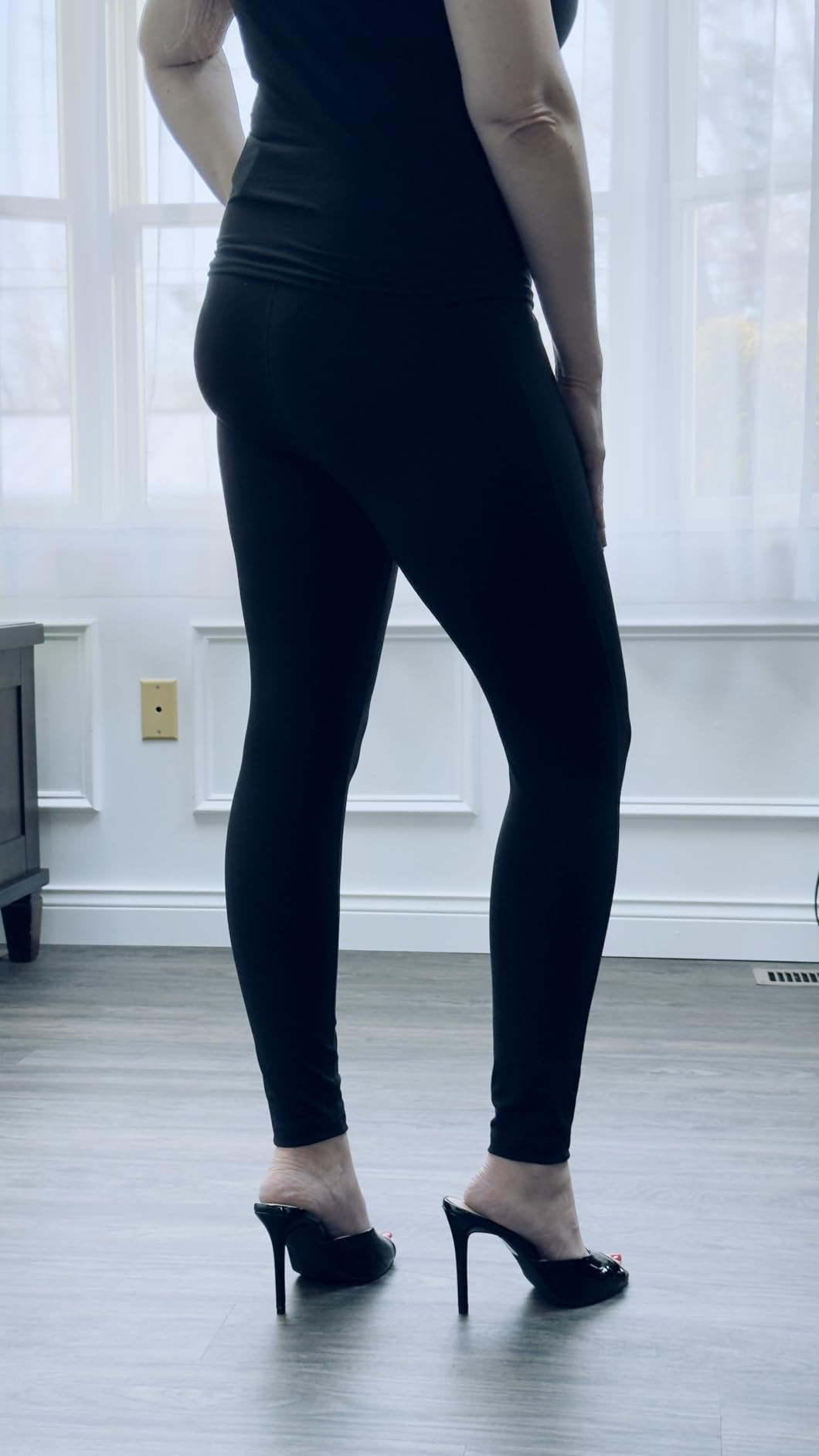 DREAM PAIRS Mule Heels for Women High Heels Stiletto Open Round Peep Toe Mules Sandals Slip on Dr... | Amazon (US)