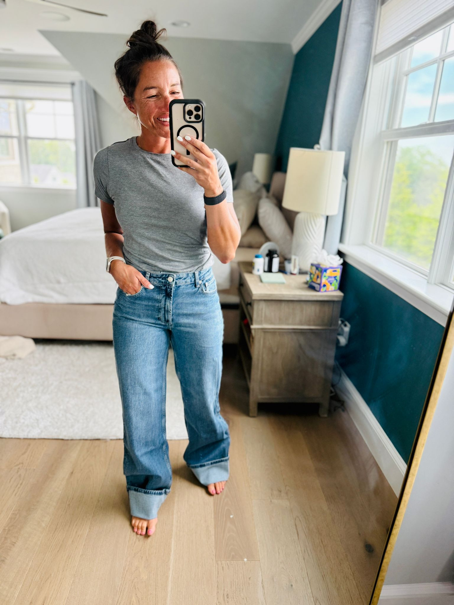 My go-to shirt and jeans from Nordstrom are officially part of the Anniversary Sale lineup. Classic, comfy, and ready for whatever the day throws my way 👖🛍️✨

Nordstrom Anniversary Sale, Nordstrom shirt, Nordstrom jeans, classic outfit, casual style, fall fashion, denim look, everyday outfit, wardrobe staples, women’s fashion deals 

 #LTKSeasonal #LTKSaleAlert #LTKFindsUnder100