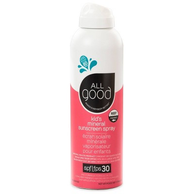 All Good Kids Sunscreen Spray Water Resistant - SPF 30 - 6oz | Target