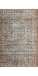 Chris Loves Julia x Loloi Jules JUL-05 Lagoon / Brick Oriental Area Rug 7'-6" x 9'-6" | Amazon (US)