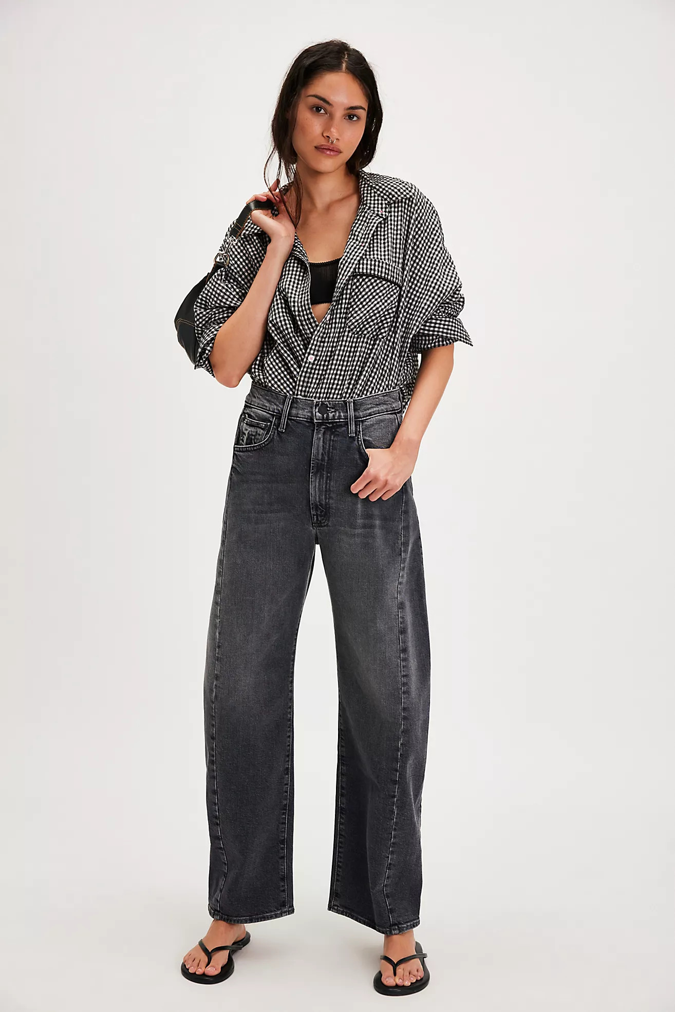 MOTHER The Half-Pipe Flood Jeans | Free People (UK)
