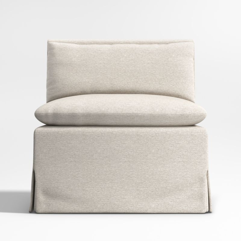 Belmar Single Slipcovered Dining Banquette with Performance Fabric + Reviews | Crate & Barrel | Crate & Barrel