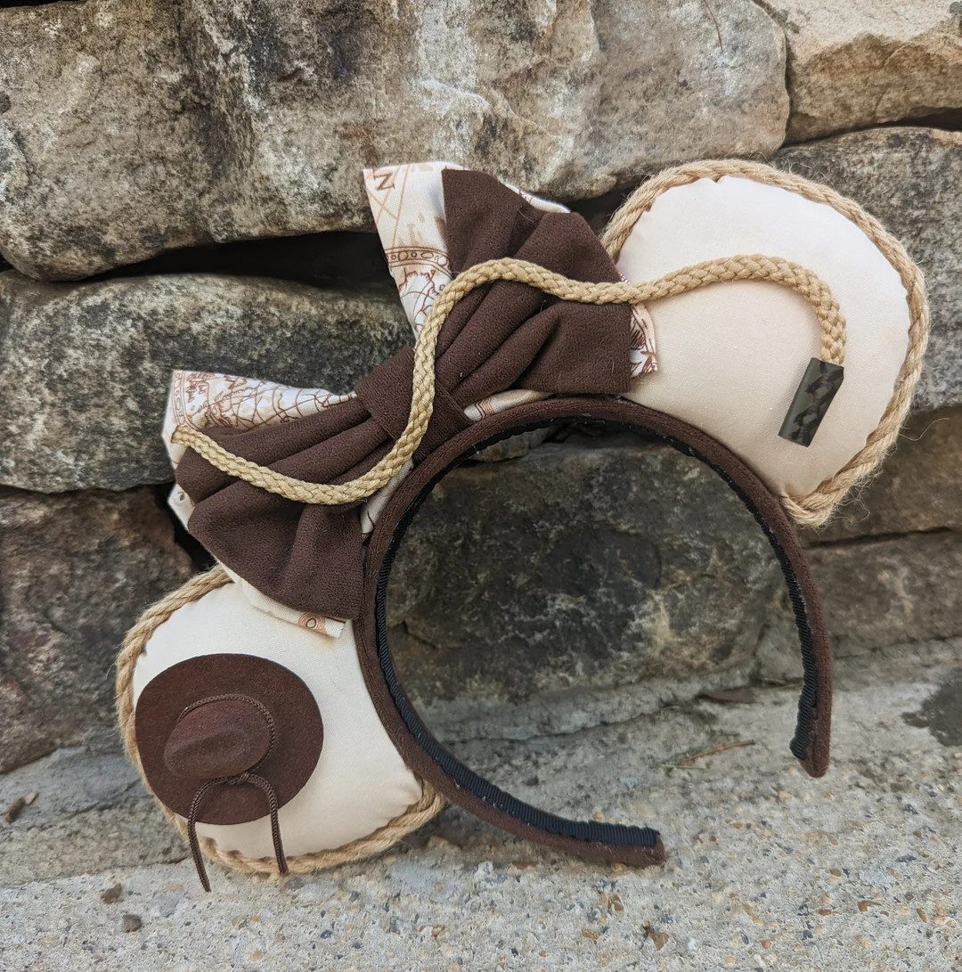 Indiana Jones Inspired Minnie Ears | Minnie Ears | Disney Ears | Gifts for Disney Fans | Disney V... | Etsy (US)