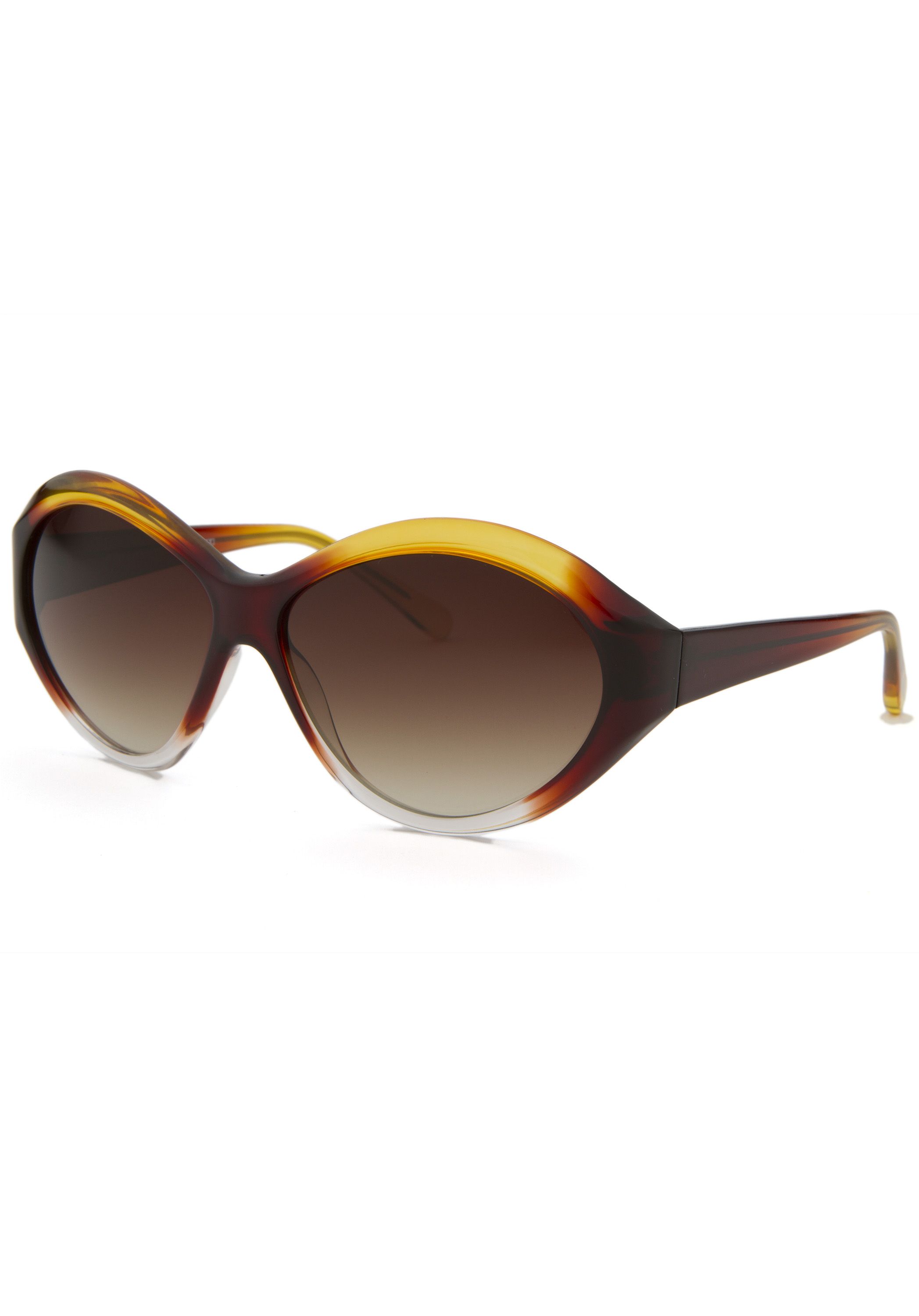 Women's Casella Fashion Brown and Yellow Sunglasses | Kmart