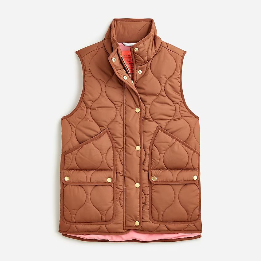 New quilted excursion vest | J.Crew US