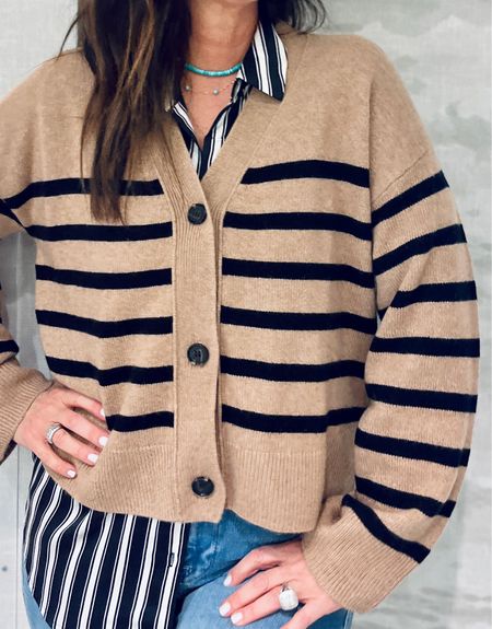 Ideal soft stripe sweater by Rails.  Perfect under a slip dress or wear alone or layer with a tank/blouse

#LTKstyletip #LTKover40 #LTKSeasonal
