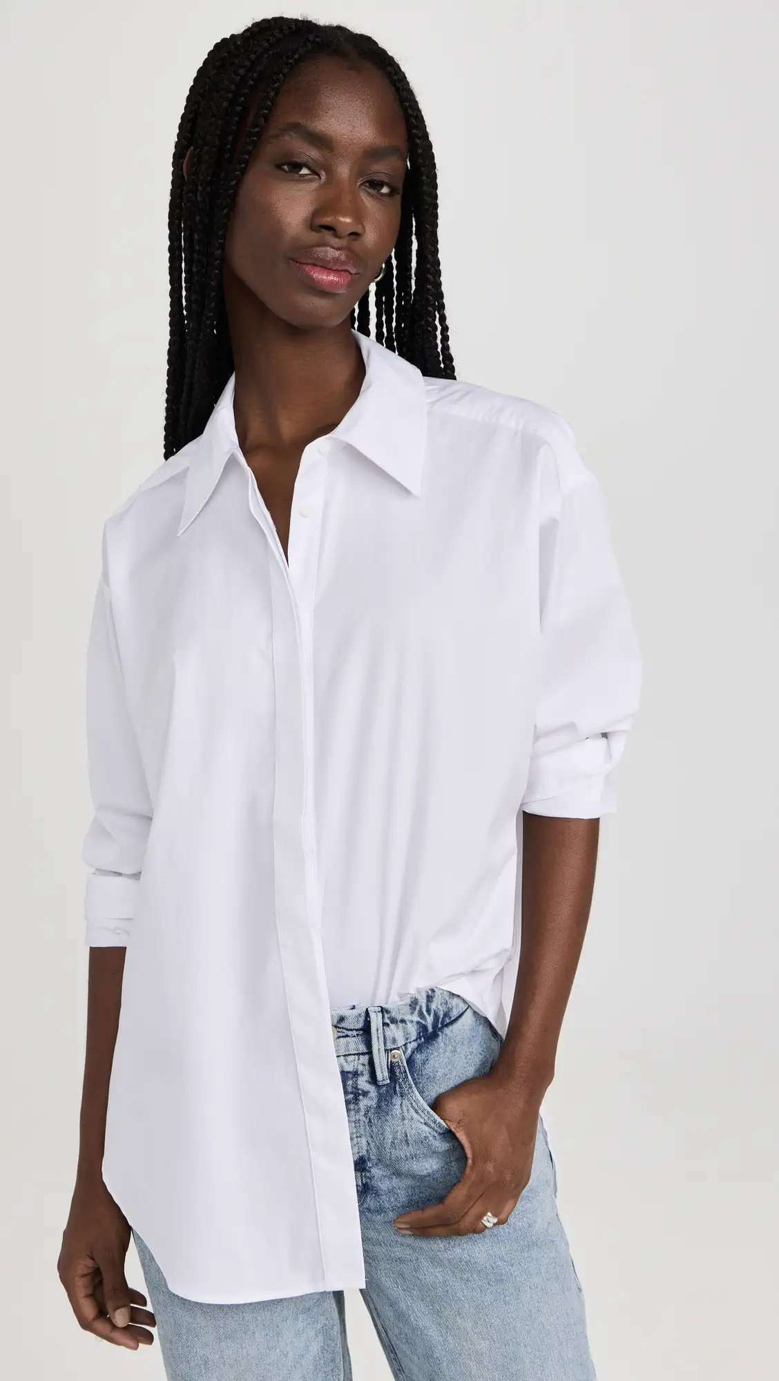 Good American Button Down 2.0 Shirt | Shopbop | Shopbop