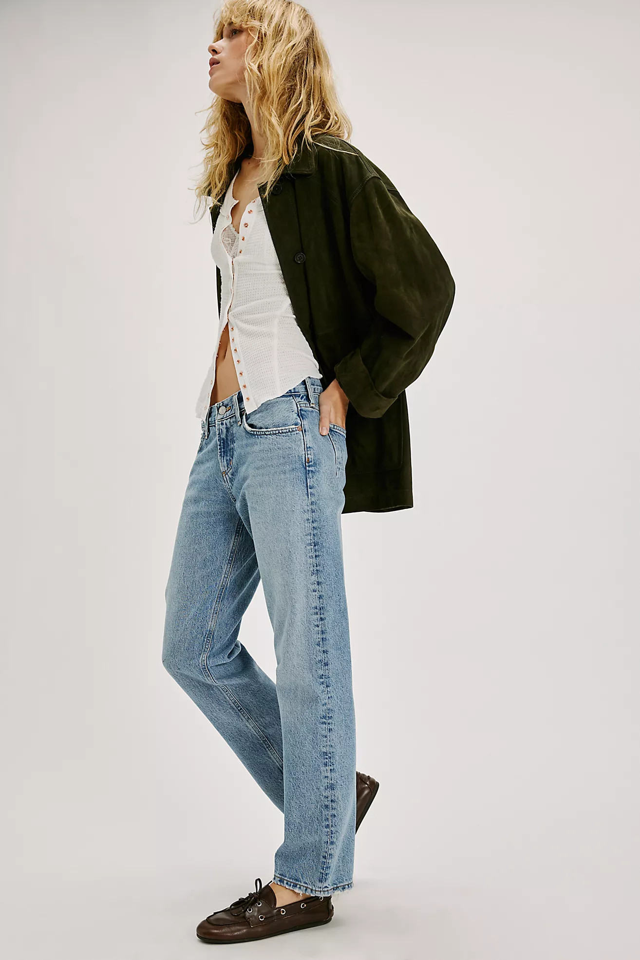 AGOLDE Amber Jeans | Free People (Global - UK&FR Excluded)