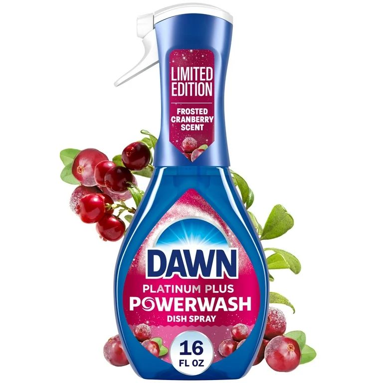 Dawn Powerwash Spray, Dish Soap, Dishwashing Liquid, Cranberry, 1 Starter Kit, 16 Fl Oz | Walmart (US)