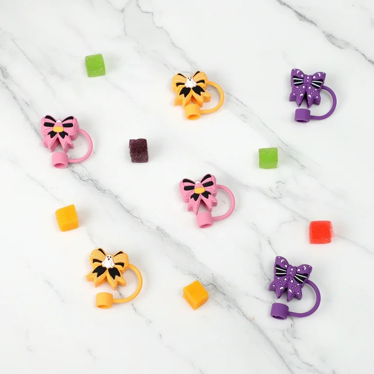 CWC 6 PC STRAW TOPPERS PUMPBOW | Walmart (US)