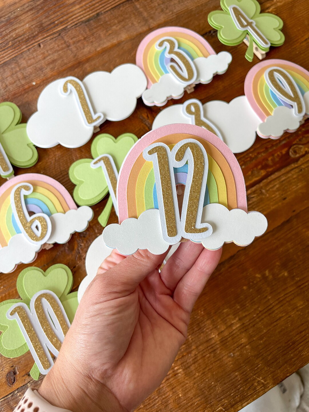 Lucky One Photo Banner Lucky 12 Month Banner Lucky One Party St Patrick's Party Lucky One Milesto... | Etsy (US)