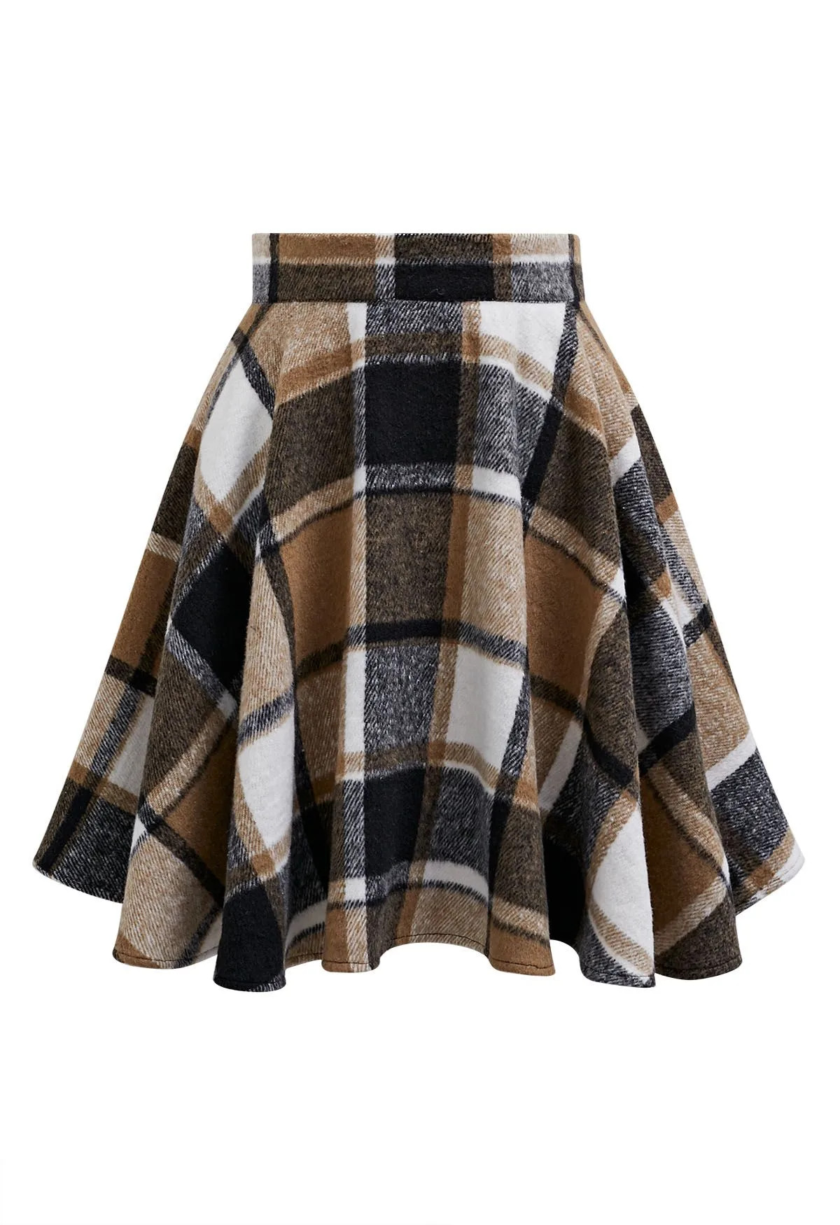 Crush-Worthy Plaid Flare Mini Skirt | Chicwish
