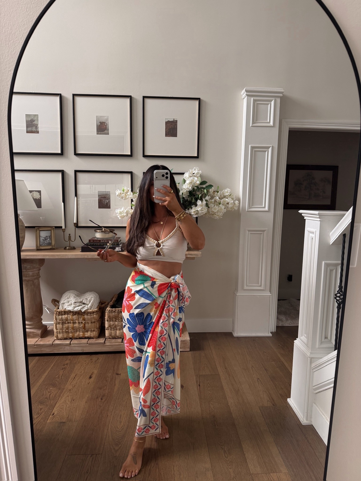 Spring break outfit! Colorful coverup wrap skirt with this neutral two piece 🤌🏼⛱️



#LTKSwim #LTKTravel #LTKootd