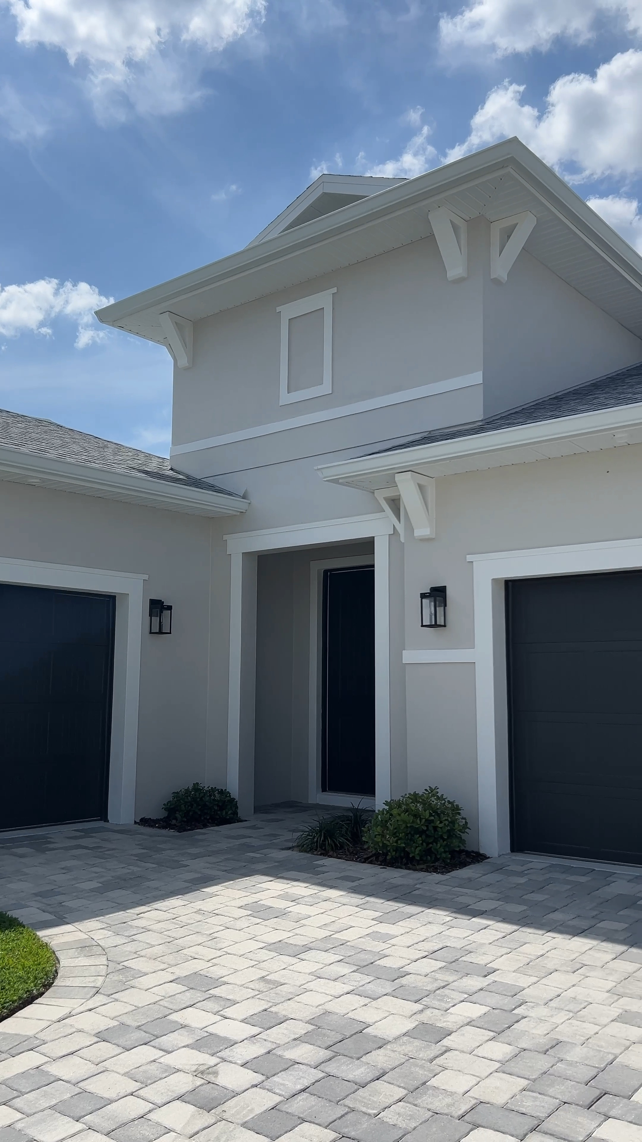 Upgraded our outdoor lighting with new sconces! 💡✨ Despite not pre-wiring during our pre-construction design session, we found these sleek solar options from @amazonhome that blend modern style with eco-friendly functionality. Love how they illuminate our evenings with a cozy, warm glow! 🌙 


#LTKfindsunder100 #LTKhome #LTKVideo
