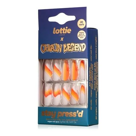 Lottie LondonX Chaun Legend Stay Press d Press on Nail Sunset Strip | Walmart (US)