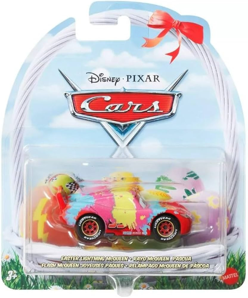 Disney Cars Easter Collection Easter Lightning McQueen 1:55 Scale Diecast Vehicle | Amazon (US)