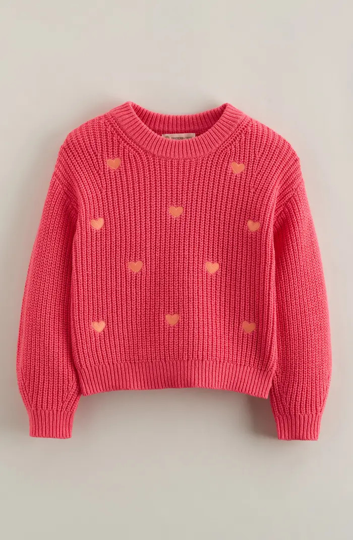 Kids' Embroidered Crewneck Sweater | Nordstrom