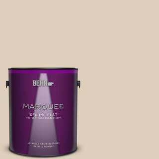 BEHR MARQUEE 1 gal. #MQ3-11 Dainty Lace One-Coat Hide Ceiling Flat Interior Paint & Primer 145801... | The Home Depot