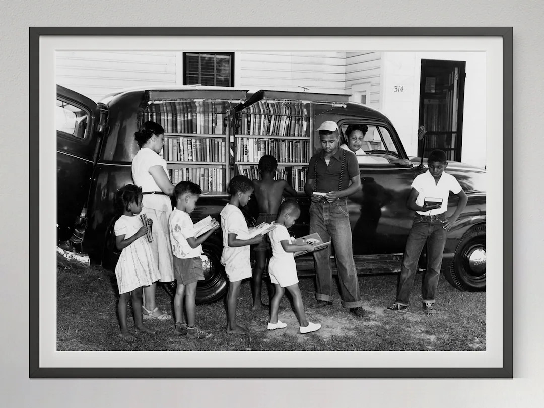 African American Children Photo Print, Black and White, Vintage Wall Art, North Carolina Photogra... | Etsy (US)