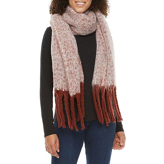 a.n.a Xl Fringe Oblong Cold Weather Scarf | JCPenney