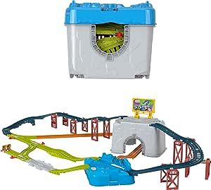 Thomas & Friends Toy Train Tracks Set, Connect & Build Bucket, 34-Piece Expansion Pack for Diecas... | Amazon (US)