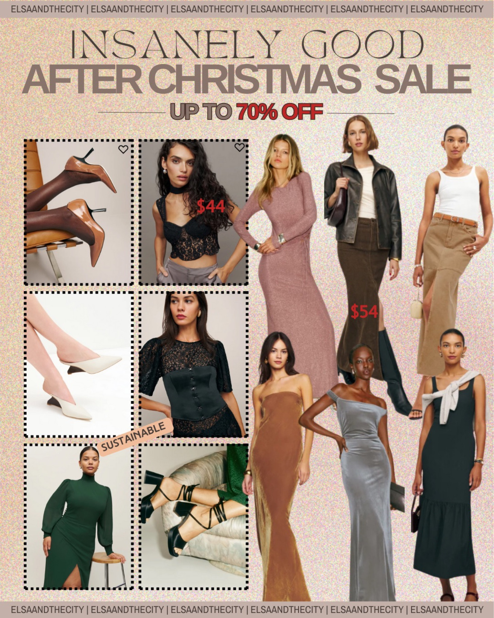 🚨Huge End of Season Sale

Up to 70% OFF plus Free Shopping for NYE! 

Event dress, cocktail dress, maxi dress, wedding guest dress, heels, NYE dress inspo, New Years Eve outfit ideas

#LTKparties #LTKsalealert #LTKGiftGuide
