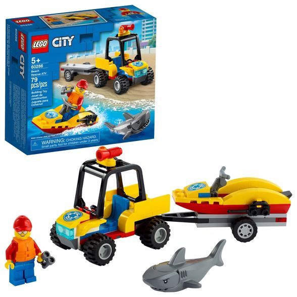 LEGO City Beach Rescue ATV Building Kit 60286 | Target