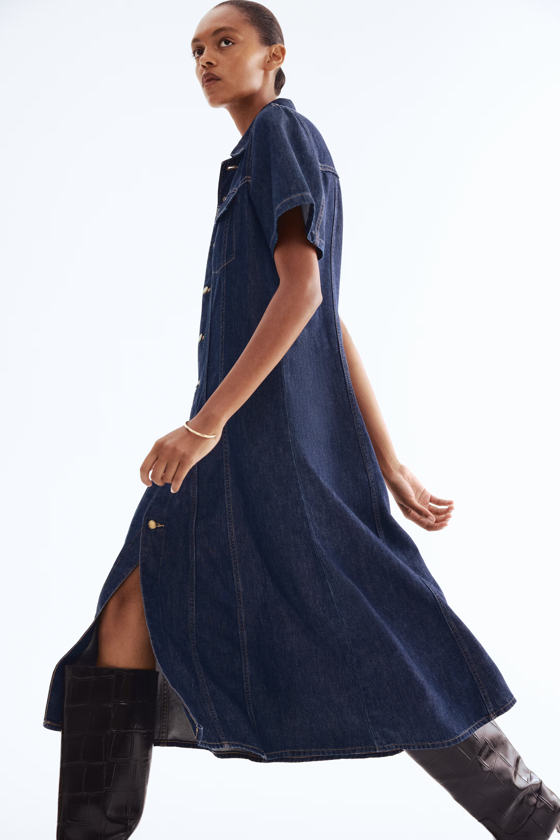Denim Shirt Dress | H&M (US + CA)