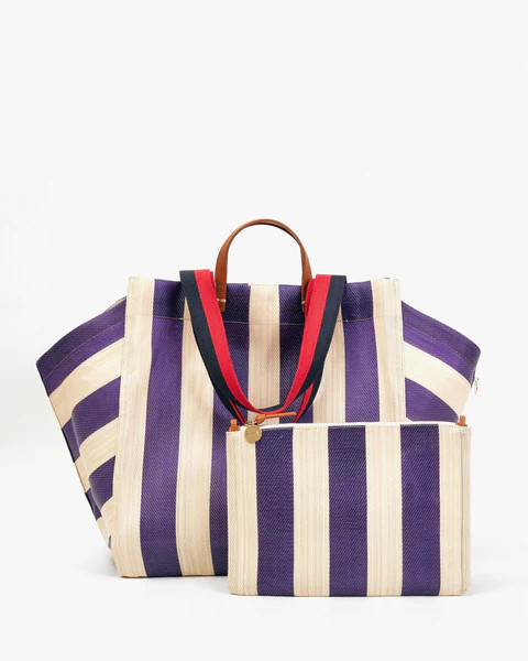 Beach Tote w/ Flat Clutch | Clare V.