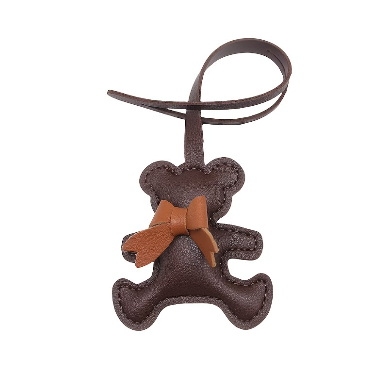 pack of 1   leather bear keychain, cute  , fashionable car keyring, bag charm, couple's accessory... | Temu Affiliate Program