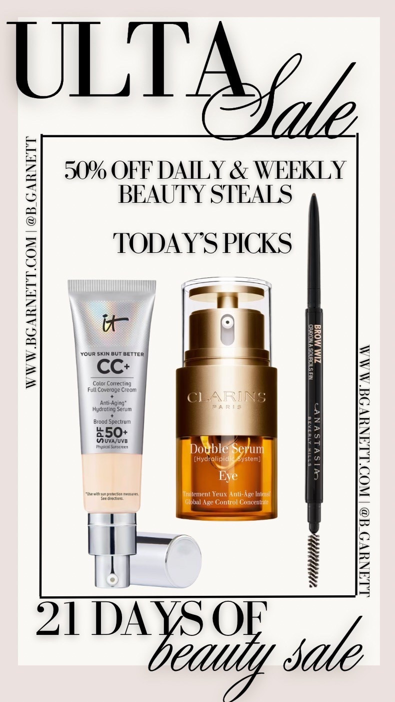 Ulta 21 Days of Beauty Sale picks from today 


Skincare | eye cream | eye serum | foundation | ulta sale | brows 

#LTKSpringSale #LTKBeauty #LTKSaleAlert