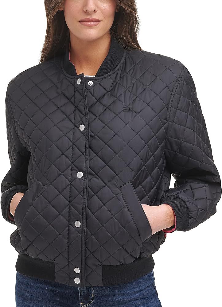 Levi's Women's Diamond Quilted Bomber Jacket (Regular & Plus Size) | Amazon (US)