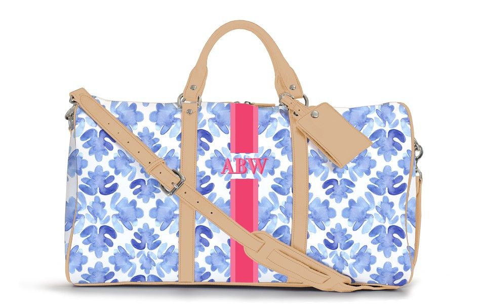 Belmont Cabin Bag - Monogram Stripe - 260.00 | Barrington Gifts