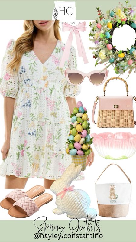 Love this pretty pastel floral dress! 🌿🌸🌷

Easter dress
Spring outfit
Spring dress
Grandmillenial style
Rattan bag
Easter egg wreath
Easter egg topiary
Bunny rabbit throw pillow
Easter salad bowl
Pink sunglasses
Peter Rabbit Easter Basket
Pink hair bow

#LTKSeasonal #LTKparties #LTKbump