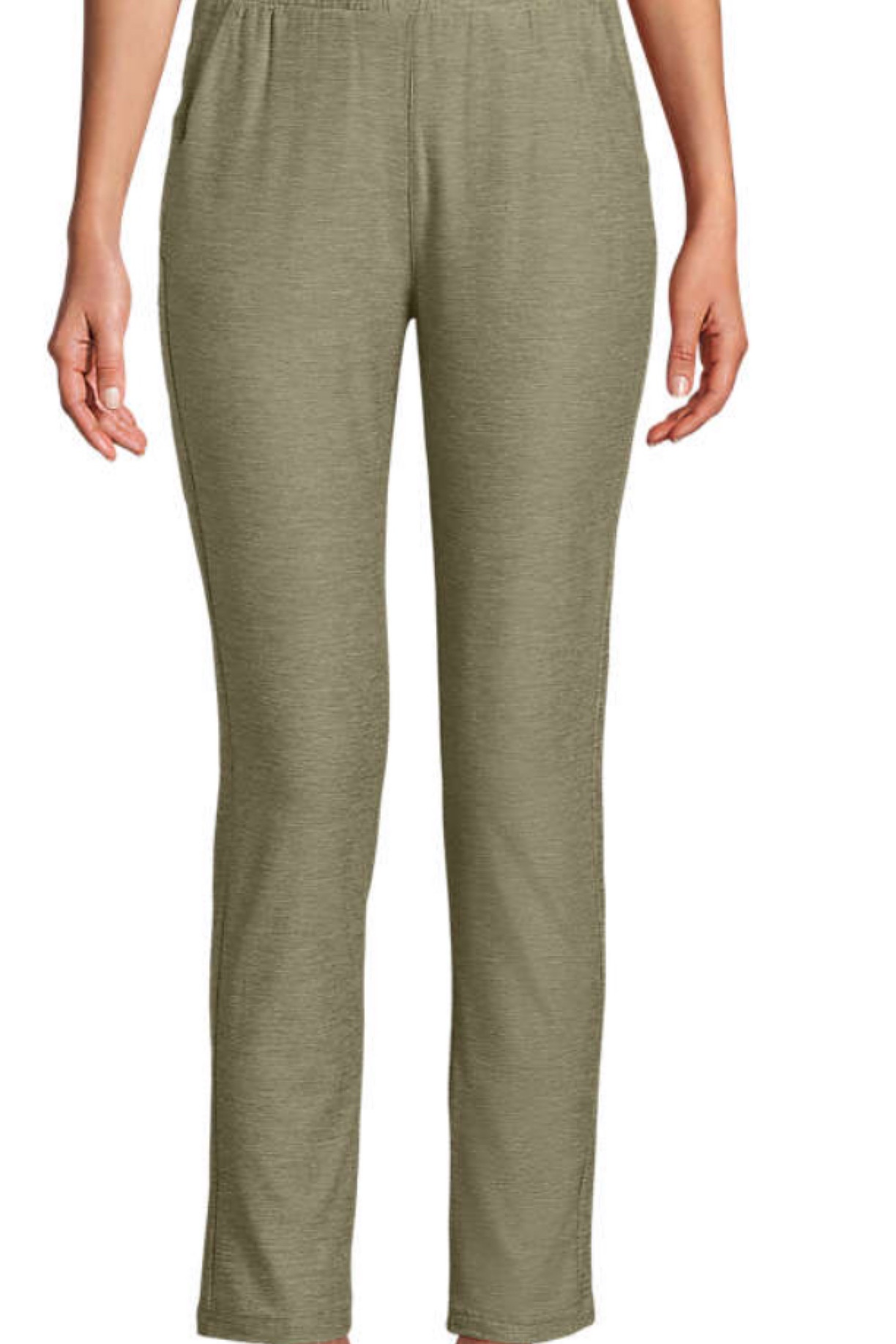 Active high rise soft performance refined tapered ankle pants in ‘Sunwashed olive space dye’ from
Lands end 

Light olive 

House of colour / Autumn 

#LTKFestival #LTKFitness #LTKStyleTip