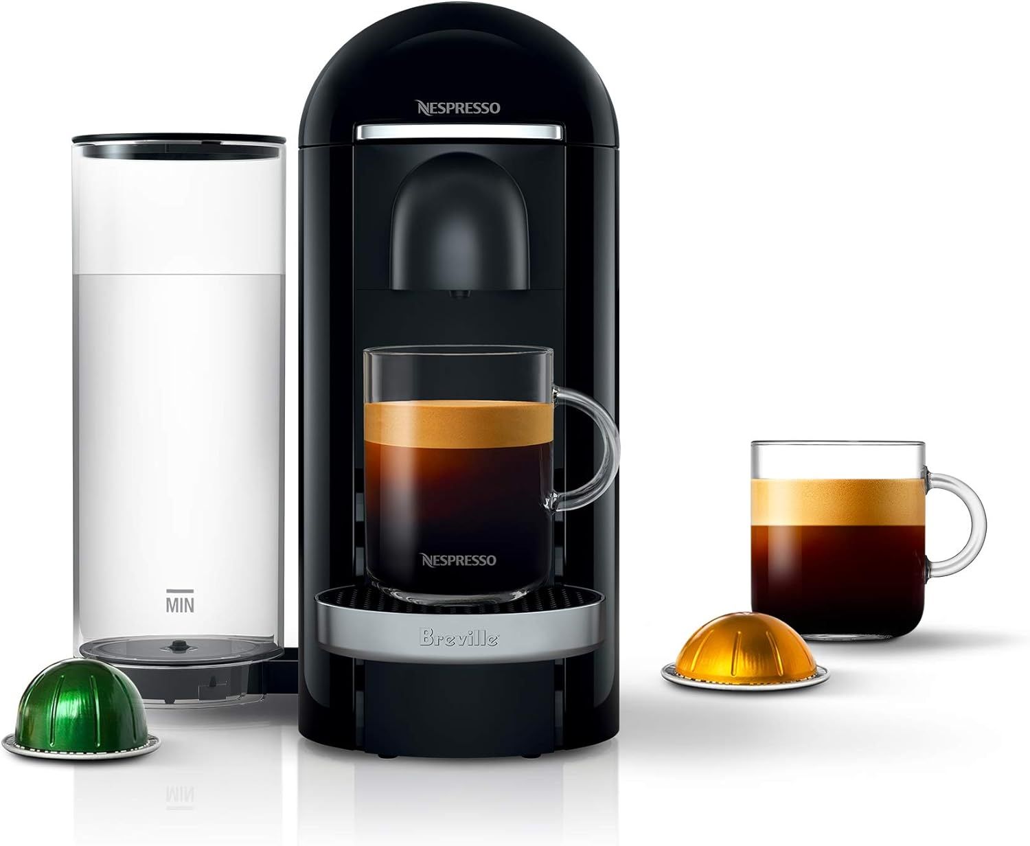 Amazon.com: Nespresso VertuoPlus Deluxe Coffee and Espresso Machine by Breville, Black | Amazon (US)