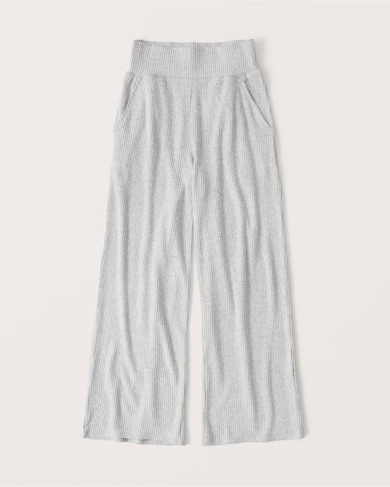 Lounge Wide Leg Pants | Abercrombie & Fitch (US)