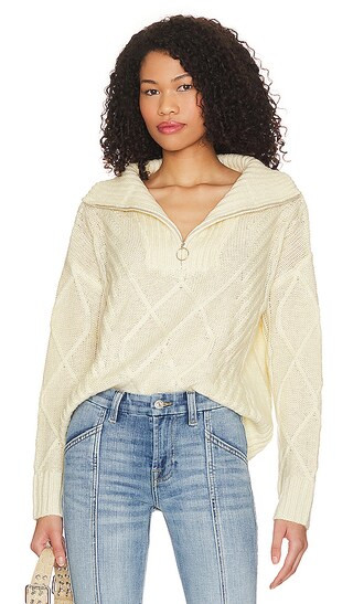x REVOLVE Jax Knit Sweater in Ivory | Revolve Clothing (Global)