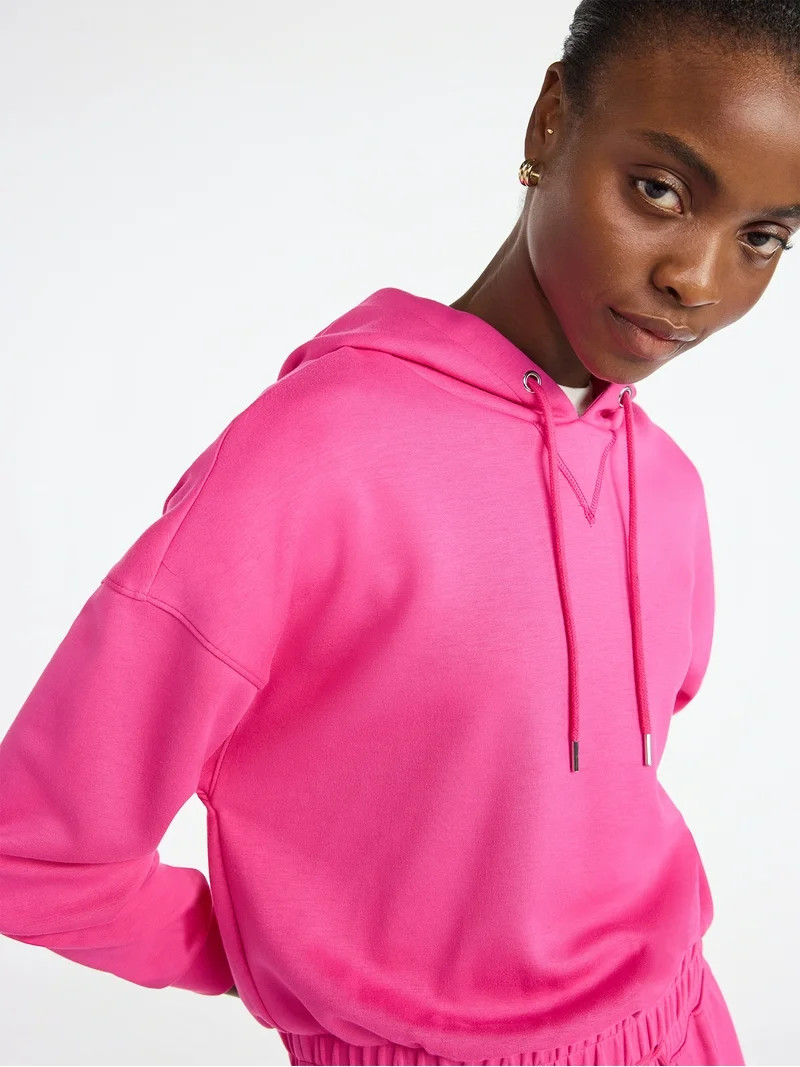 Scoop Women's New Scubaknit Pullover Hoodie, Sizes XS-XXL | Walmart (US)