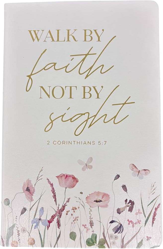 Eccolo Christian Blank Journal Notebook with Bible Verses Walk By Faith Not By Sight. 2 Corinthia... | Amazon (US)