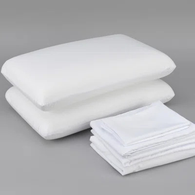 Cooled Bedding Bundle For King - Memory Foam Pillows, Smooth Sheets, 5 Mattress Protector With Cooling 2 Molded Sheet , A Peaceful Sleep | Wayfair North America