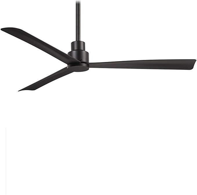 Minka-Aire F787-CL Simple 52" Outdoor Ceiling Fan with Remote Control, Coal | Amazon (US)