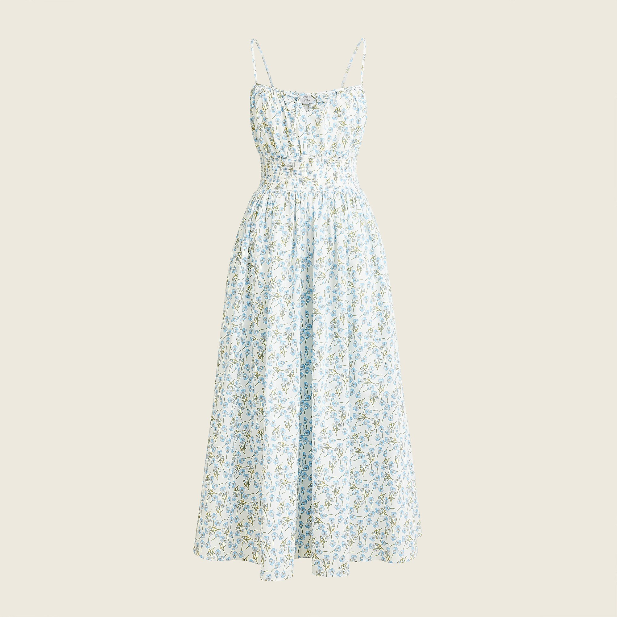 Smocked-waist dress in Liberty® Ros floral | J. Crew US