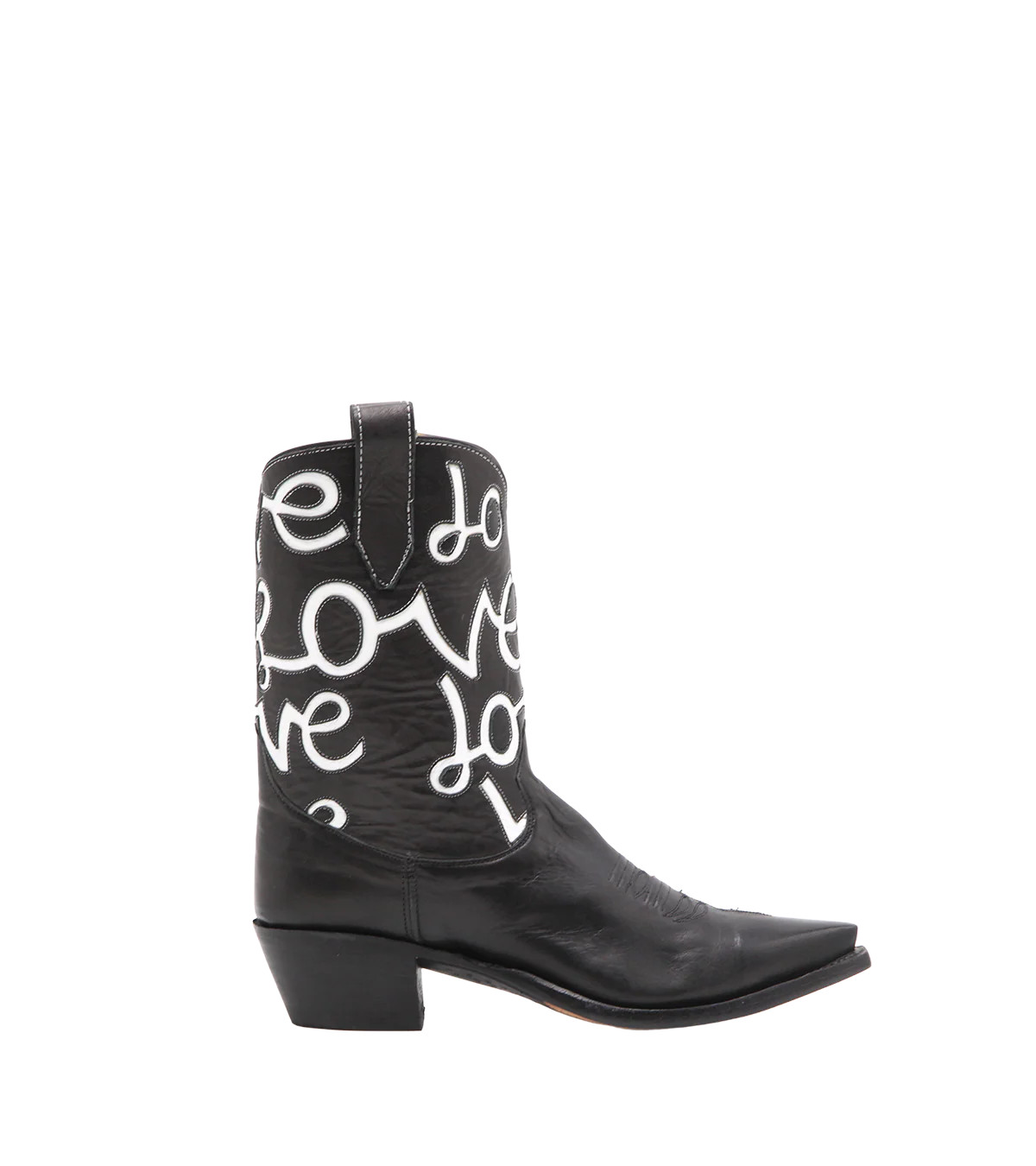 The Love Boot Black | Luxury Fashion Women's Cowboy Boots | Miron Crosby | Miron Crosby