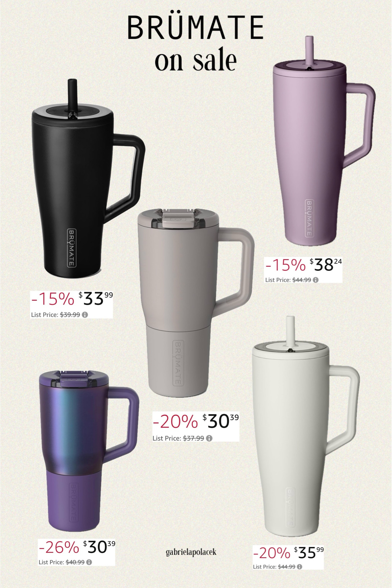 BrüMate on sale! BrüMate Era 40 oz Tumbler with straw. | BrüMate Era 30oz with straw | BrüMate Müv 25oz 100% leak proof coffee mug

#LTKxPrimeDay #LTKGiftGuide #LTKSaleAlert